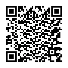 Codice QR per il numero di telefono +12567758875