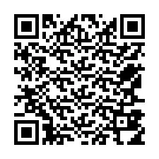 QR-code voor telefoonnummer +12567814073