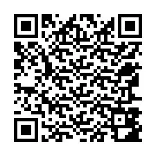 Código QR para número de teléfono +12567882458