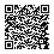 Código QR para número de telefone +12567884676