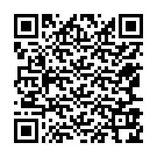 Codice QR per il numero di telefono +12567924122