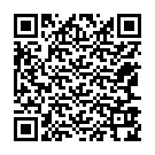 QR-koodi puhelinnumerolle +12567924125