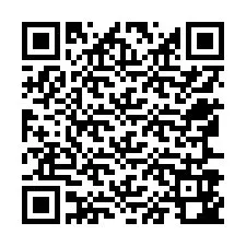 Código QR para número de teléfono +12567942218