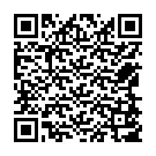 QR код за телефонен номер +12568507087