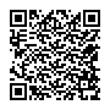 Código QR para número de teléfono +12568539596