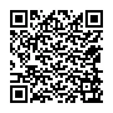 QR код за телефонен номер +12568563486