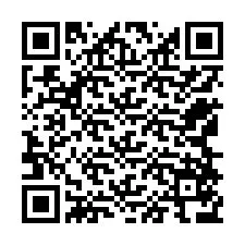 QR код за телефонен номер +12568576635