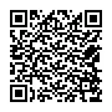 QR-Code für Telefonnummer +12568576637