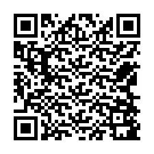 QR-code voor telefoonnummer +12568581337