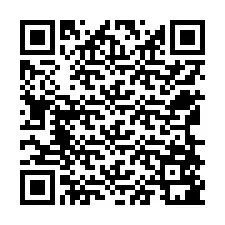 QR Code สำหรับหมายเลขโทรศัพท์ +12568581344