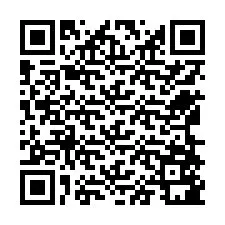 Codice QR per il numero di telefono +12568581346