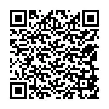 QR код за телефонен номер +12569875036