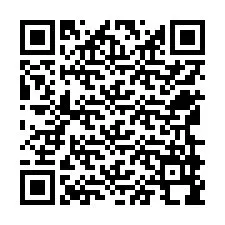 Código QR para número de teléfono +12569998654