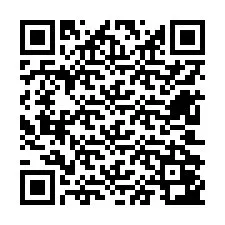 QR kód a telefonszámhoz +12602043287