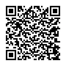 QR-code voor telefoonnummer +12602457118