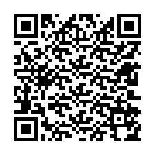 QR-код для номера телефона +12602574448