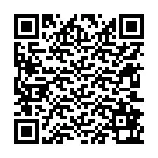 QR-Code für Telefonnummer +12602862580