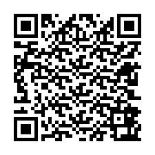 Código QR para número de teléfono +12602863868