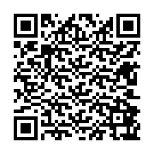 QR-Code für Telefonnummer +12602867282