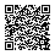 QR Code สำหรับหมายเลขโทรศัพท์ +12602867284