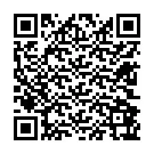 Codice QR per il numero di telefono +12602867329