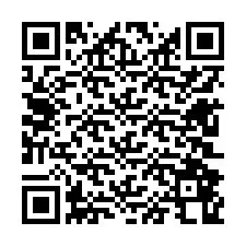 Codice QR per il numero di telefono +12602868776