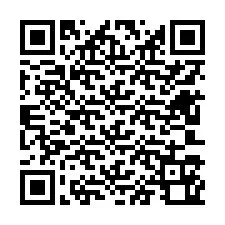 QR-Code für Telefonnummer +12603160006