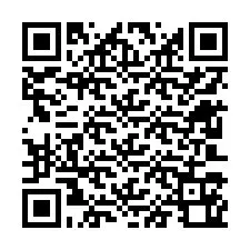 Código QR para número de telefone +12603160058