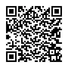 Kode QR untuk nomor Telepon +12603161725