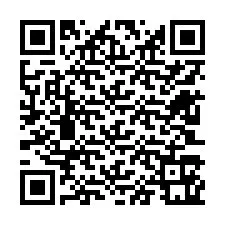 Codice QR per il numero di telefono +12603161869