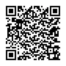 Código QR para número de teléfono +12603162095