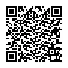 QR-Code für Telefonnummer +12603162542