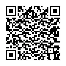 Codice QR per il numero di telefono +12603164129