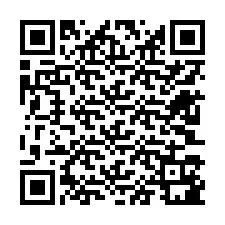 QR-code voor telefoonnummer +12603181039