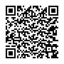 Kod QR dla numeru telefonu +12603346434