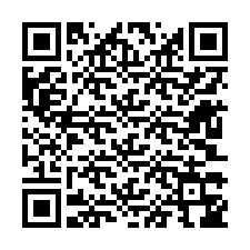 Codice QR per il numero di telefono +12603346435