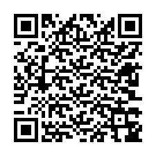 QR Code pour le numéro de téléphone +12603346438