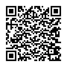 QR-koodi puhelinnumerolle +12603421334