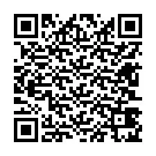 Kode QR untuk nomor Telepon +12603425876