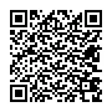 Codice QR per il numero di telefono +12603428137