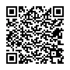 Kode QR untuk nomor Telepon +12603428617