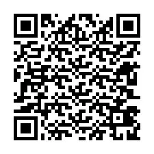 QR-koodi puhelinnumerolle +12603429174