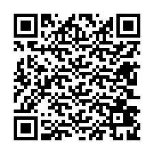 Código QR para número de telefone +12603429766