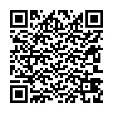 Código QR para número de teléfono +12603429800