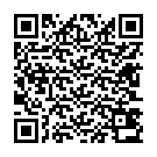 Código QR para número de telefone +12603432466