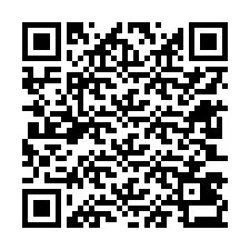 Kode QR untuk nomor Telepon +12603433168