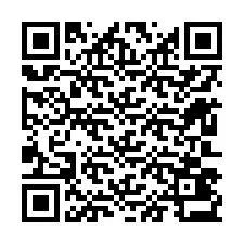 QR-code voor telefoonnummer +12603433351