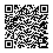 QR-код для номера телефона +12603433399