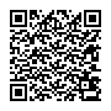 Código QR para número de teléfono +12603433580