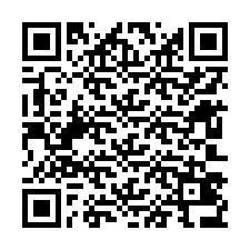 QR kód a telefonszámhoz +12603436210